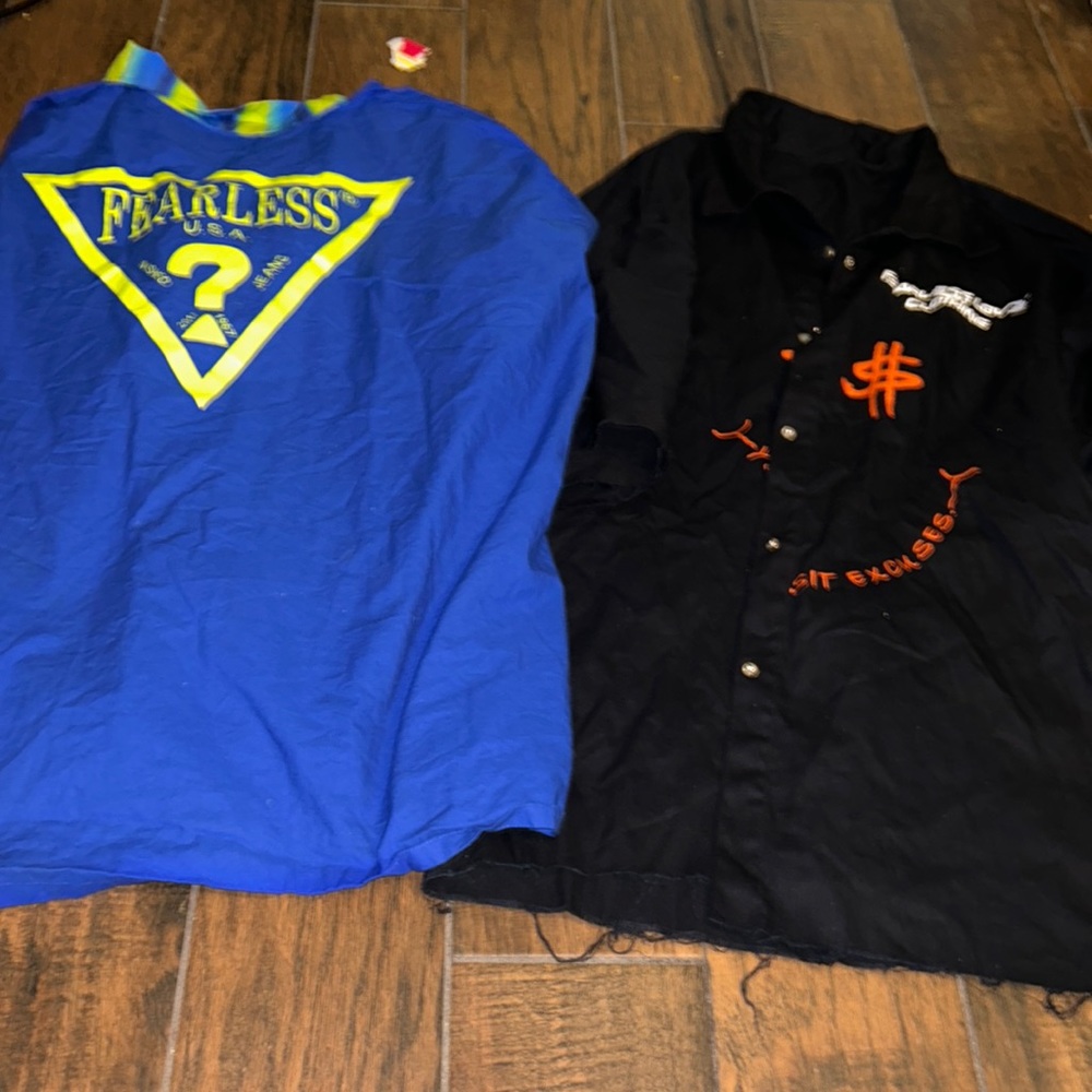 Men’s 2xl button front lot